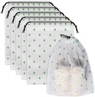 Sacs de rangement pour chaussures en PVC imperméable avec cordon de serrage - Sacs de voyage anti-poussière et portables pour femmes et hommes |   15,7" x 11,8" Grande capacité