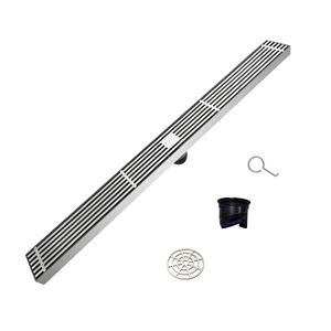 Long drain de douche linéaire caché personnalisé en acier inoxydable 304 canal rectangulaire drain de sol anti pour <span class=keywords><strong>spa</strong></span> de luxe - Product Image 4