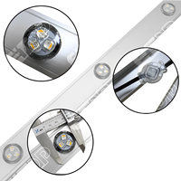 Rondelle de lumière LED extérieure IP68 12V RGBW 30mm de diamètre blanc chaud en aluminium PC Track Light pour la décoration permanente de Noël