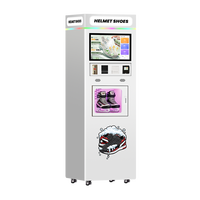 Machine de lavage portable commerciale à l'ozone et aux UV pour casques de moto, gestion cloud multi-paiements, prix bas, directement de l'usine