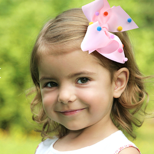 Fiocco del nastro del regalo su ordinazione all'ingrosso di Ribest per l'imballaggio del fiore della farfalla delle clip di capelli dei bambini - Product Image 6