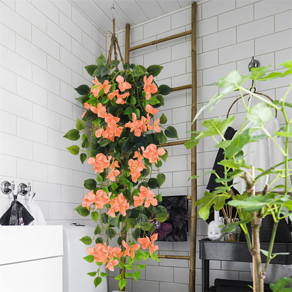 Knstliche Hngeblumen Bougainvillea Plastik-Stoff-Ranke fr Innen-Garten  Veranda Traufe Hochzeit Wanddekoration| Alibaba.com