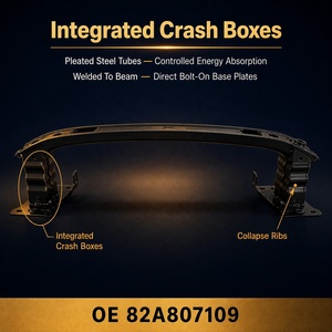 Rinforzo Paraurti Anteriore per <span class=keywords><strong>Audi</strong></span> <span class=keywords><strong>A1</strong></span> 2019-2025 82A807109 Barra Antiurto in Acciaio Telaio Paraurti Auto - Product Image 3