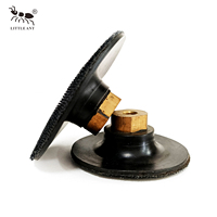 Support de disque de polissage à changement rapide LITTLE ANT 3 4 pouces ultra souple avec support OEM pour machine de polissage manuelle Noir