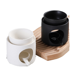 Quemadores de Aceite Aromático de Cerámica Ecológicos al por Mayor con Portavelas - Esenciales Duraderos <span class=keywords><strong>para</strong></span> la Decoración del Hogar y Fragancias - Product Image 1