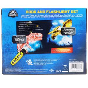 Jurassic World Learning Machines Dinosaurios en el libro de sonido oscuro con linterna de juguete - Product Image 3