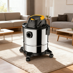 Nouvel <span class=keywords><strong>aspirateur</strong></span> à tapis portable <span class=keywords><strong>silencieux</strong></span> de 1000 W, 12 L/15 L/20 L, <span class=keywords><strong>avec</strong></span> technologie cyclonique, fonction humide/sèche pour un usage domestique - Product Image 6