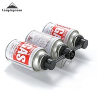 Convertisseur d'isobutane 3-en-1 Adaptateur de cuisinière à gaz Outils de tête en alliage d'aluminium pour camping en plein air Randonnée Accessoire de conversion de réservoir de gaz