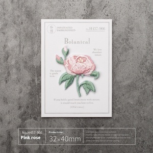 Toppe in Tessuto Ricamate Personalizzabili di Varie Dimensioni con <span class=keywords><strong>Disegni</strong></span> Floreali per Abbigliamento Bambini, Borse e Ricami Floreali <span class=keywords><strong>Fatti</strong></span> <span class=keywords><strong>a</strong></span> <span class=keywords><strong>Mano</strong></span> - Product Image 5