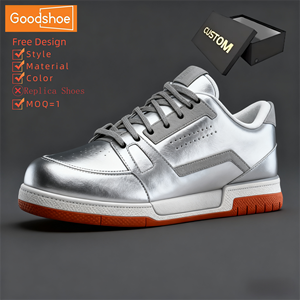 Bonne <span class=keywords><strong>chaussure</strong></span> personnalisée marque en cuir véritable chaussures décontractées pour hommes léger luxe à lacets baskets à la mode Style sportif <span class=keywords><strong>amorti</strong></span> - Product Image 3