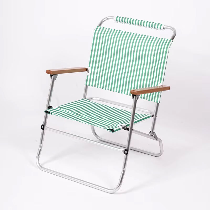 Green and white stripes