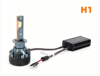 Phare LED de voiture Q7 à trois tubes en cuivre 50W Super Lumineux Faisceau Haut/Bas Rétrofit H11 H7 6000K Nouveau