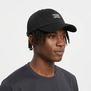Gorra de Béisbol Vintage de 6 Paneles, Diseño Curvo, Portátil, para Exteriores, con Logotipo Personalizado, Tejido Transpirable para Correr y Ciclismo - Product Image 3
