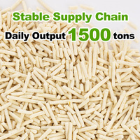 Échantillons Gratuits CE Litière pour Chat en Tofu 99% Sans Poussière Agglomération Rapide Litière Naturelle à Base de Soja Nettoyage des Pattes Fourniture en Gros OEM