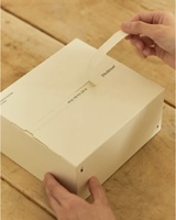 Boîte d'expédition auto-scellante personnalisée recyclable avec bandes adhésives détachables, fermeture éclair, boîte cadeau pliable, emballage cosmétique, boîtes en papier