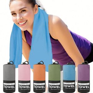 Serviette de sport en microfibre à séchage rapide - Très absorbante et anti-transpiration, idéale pour le fitness en plein air et la randonnée - Product Image 1