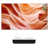 Pour projecteur laser C2 UST 4K 2000 ANSI Lumens Home Cinema pour Smart TV, prise en charge du son stéréo HIFI, haut-parleurs intégrés