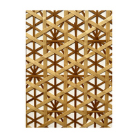 Panneau décoratif moderne en bambou tissé à la main avec motif étoilé, résistant au feu et à l'humidité, en résine PETG, pour cloison, mur de fond ou armoire