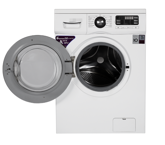 9kg Front Load Washing Machine Fully Automatic Washer Universal Motor Belt Chrome Knob Stainless Steel Home Appliance Middle