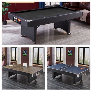 Listo para enviar Venta caliente Premium Factory Pata plegable 7FT 8FT 3 en 1 Mesa <span class=keywords><strong>de</strong></span> <span class=keywords><strong>billar</strong></span> con <span class=keywords><strong>bolas</strong></span> <span class=keywords><strong>de</strong></span> retorno automático - Product Image 3