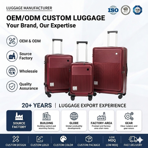 Valise à roulettes 20 pouces unisexe avec ouverture latérale Spinner TSA Bagages avec fermeture éclair multifonctionnelle pour valises de voyage <span class=keywords><strong>Airwheel</strong></span> - Product Image 1