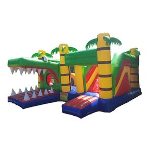 Gorila inflable cocodrilo inflable Combo gorila tobogán Casa de rebote patio trasero alquiler fiesta Pvc Unisex - Product Image 2
