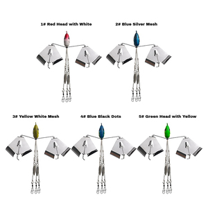 Señuelo de pesca Alabama Windmill Alabama Rig con hélice giratoria y snap, aparejo de pesca tipo paraguas para lubina, aparejos de pesca de agua dulce - Product Image 6