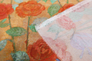 Bán Buôn Voan Chất Liệu <span class=keywords><strong>Micro</strong></span>-Đàn Hồi 16 Momme No. 03 Crepe Chine Crepe De Chine Dâu Lụa Vải Rose In Lụa Vải - Product Image 5