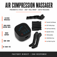 Masseur électrique pour les jambes et les cuisses Gude GD-L08 avec contrôle de la température et de la durée pour améliorer la circulation sanguine et la rééducation