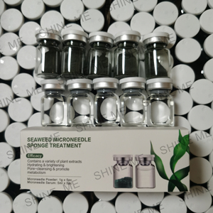 OEM ODM Poudre de gommage aux algues Traitement de l'acné <span class=keywords><strong>Éponge</strong></span> de mélasma Sérum de gommage aux algues Extrait d'algues <span class=keywords><strong>Micro</strong></span> aiguilletage Mésothérapie - Product Image 2