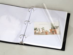 <span class=keywords><strong>Album</strong></span> <span class=keywords><strong>photo</strong></span> en cuir à 3 anneaux personnalisé <span class=keywords><strong>Pages</strong></span> adhésives Couverture en cuir PU Design coloré Logo en relief Logo personnalisable Maison - Product Image 3