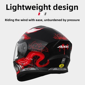<span class=keywords><strong>Casque</strong></span> de <span class=keywords><strong>moto</strong></span> <span class=keywords><strong>Predator</strong></span> Design certifié DOT en ABS pour hommes et femmes, chaud pour l'hiver, scooter électrique, intégral, toutes saisons, universel - Product Image 3