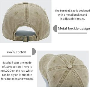Casquette de baseball <span class=keywords><strong>Vintage</strong></span> réglable papa chapeau casquettes hommes femmes casquettes de sport unisexe adultes solide lavé coton vieilli - Product Image 4