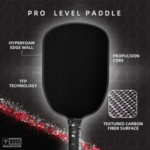 Vợt cầu lông pickleball sợi carbon thế hệ <span class=keywords><strong>4</strong></span> Agassi Pro 14mm, được USAPA chứng nhận, bề mặt không họa tiết - Product Image 5