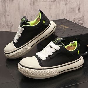 <b>Leather</b> Men's Oversized Shoes - Unique, Trendy Casual <b>Sneakers</b> with Thick Soles, Versatile and Perfect for All Occasions. - Product Image 4