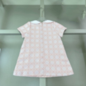 Abito di Lusso da Bambina con Colletto Rovesciato, Lunghezza al Ginocchio, Linea ad A in Tessuto Pettinato <span class=keywords><strong>per</strong></span> Occasioni Formali, Vestito Rosa Dolce <span class=keywords><strong>per</strong></span> <span class=keywords><strong>Bambine</strong></span> - Product Image 2