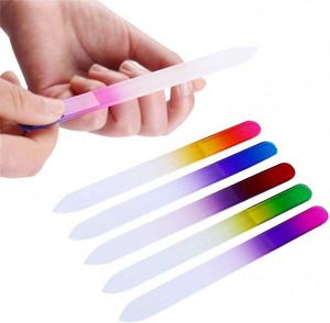 Glass <b>File</b> with Clear Protective Crystal Fingernail <b>Files</b> Professional Colors Manicure Double Sided Finger Care for Women Girls - Product Image 3