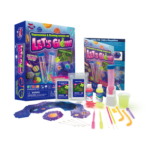 BIG BANG SCIENCE Produttore di Giocattoli Personalizzati ODM OEM, Set Educativo LET'S GLOW Fluorescente per Laboratorio Scientifico STEAM per Bambini - Product Image 1