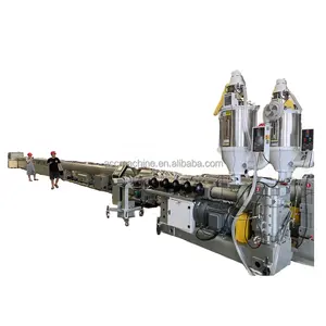 High efficient 3 layers plastic pipe production line co extruding pe pipe extruder machine