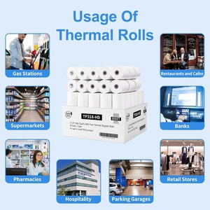 Promozione non facile da sbiadire rotoli di carta termica senza inchiostro richiesto rotoli di carta termica per i biglietti del supermercato - Product Image 6
