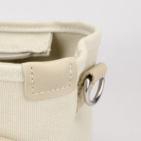 Sac fourre-tout élégant en coton réutilisable avec motif personnalisé Design d'impression à la mode bon marché pour les achats quotidiens