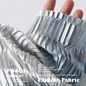 <span class=keywords><strong>Tissu</strong></span> Design Aquarelle Encre Légère Soie Satin <span class=keywords><strong>Origami</strong></span> Texture <span class=keywords><strong>Tissu</strong></span> Plissé Pour Pantalons Vêtements Sacs Robe - Product Image 3