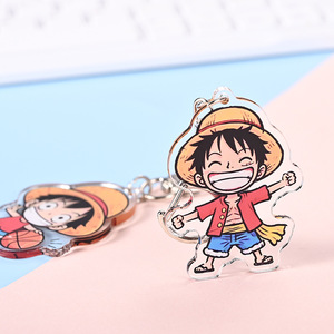 One Piece Acrylic <b>Keychains</b> With Standee Custom <b>Anime</b> Merchandise Unisex Gift Decorative Ornaments - Product Image 3