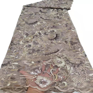 Tecido de malha três dimensionais feita à mão, tecido de malha lantejoulas vestido de noite - Product Image 5