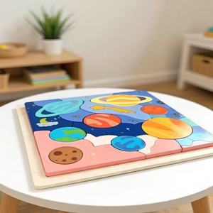 Puzzle 3D pour l'éducation précoce des enfants, les huit planètes de l'univers, puzzle éducatif - Product Image 4
