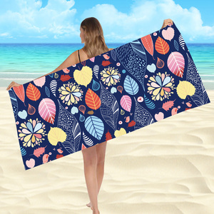 Commercio all'ingrosso sublimazione telo <span class=keywords><strong>mare</strong></span> in microfibra camoscio sport asciugamano da viaggio per la spiaggia - Product Image 4