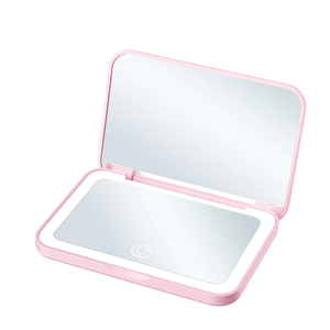 Mini Portable Folding Makeup <b>Mirror</b> <b>with</b> <b>Led</b> <b>Lights</b> Magnifying Compact Pocket Travel <b>Vanity</b> <b>Mirrors</b> - Product Image 5
