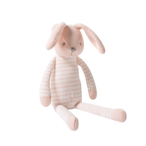 Muñeco de Peluche Conejo Rosa, Juguete Tejido, Animal de Peluche Lindo, Relleno de Algodón PP, <span class=keywords><strong>20</strong></span>-30cm, Venta al por Mayor para Bebés - Product Image 5