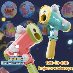 Nieuwe Projector + Telescoop Speelgoed Kinderen Projectielamp Diaprojector Educatief Speelgoed Gesimuleerde Optische Telescoop Met Zoomfunctie - Product Image 2