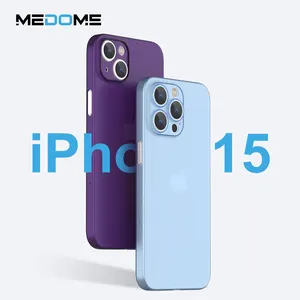 Medome Dropshipping Product 2023 Custom Clear Silicone Thin PP per iPhone 15 Case Luxury 11 12 13 14 Pro Max custodia per cellulare